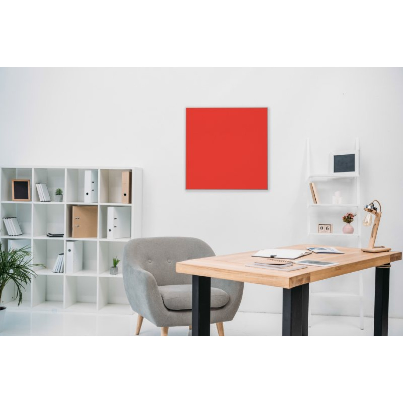 Akustikbild Unifarben mit hochwertigem ©Camira YS168