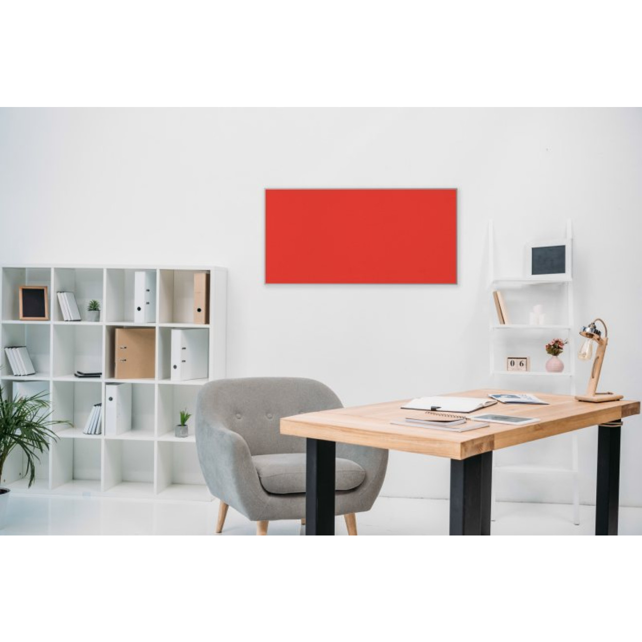 Akustikbild Unifarben mit hochwertigem ©Camira YS168