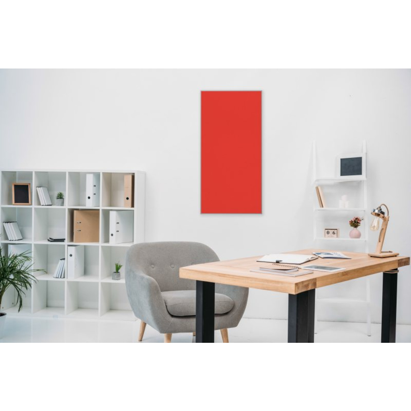 Akustikbild Unifarben mit hochwertigem ©Camira YS168