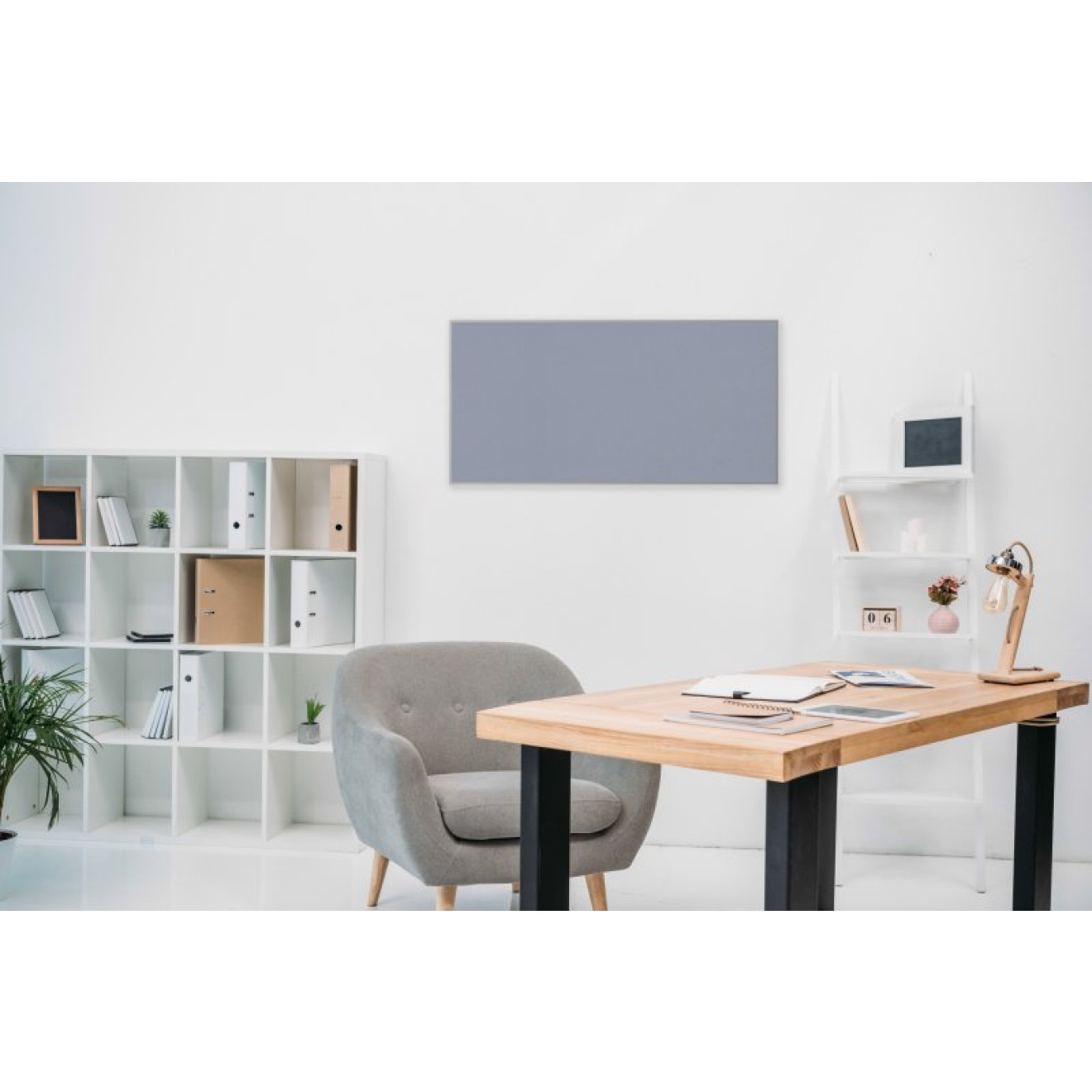 Akustikbild Unifarben mit hochwertigem ©Camira YS173
