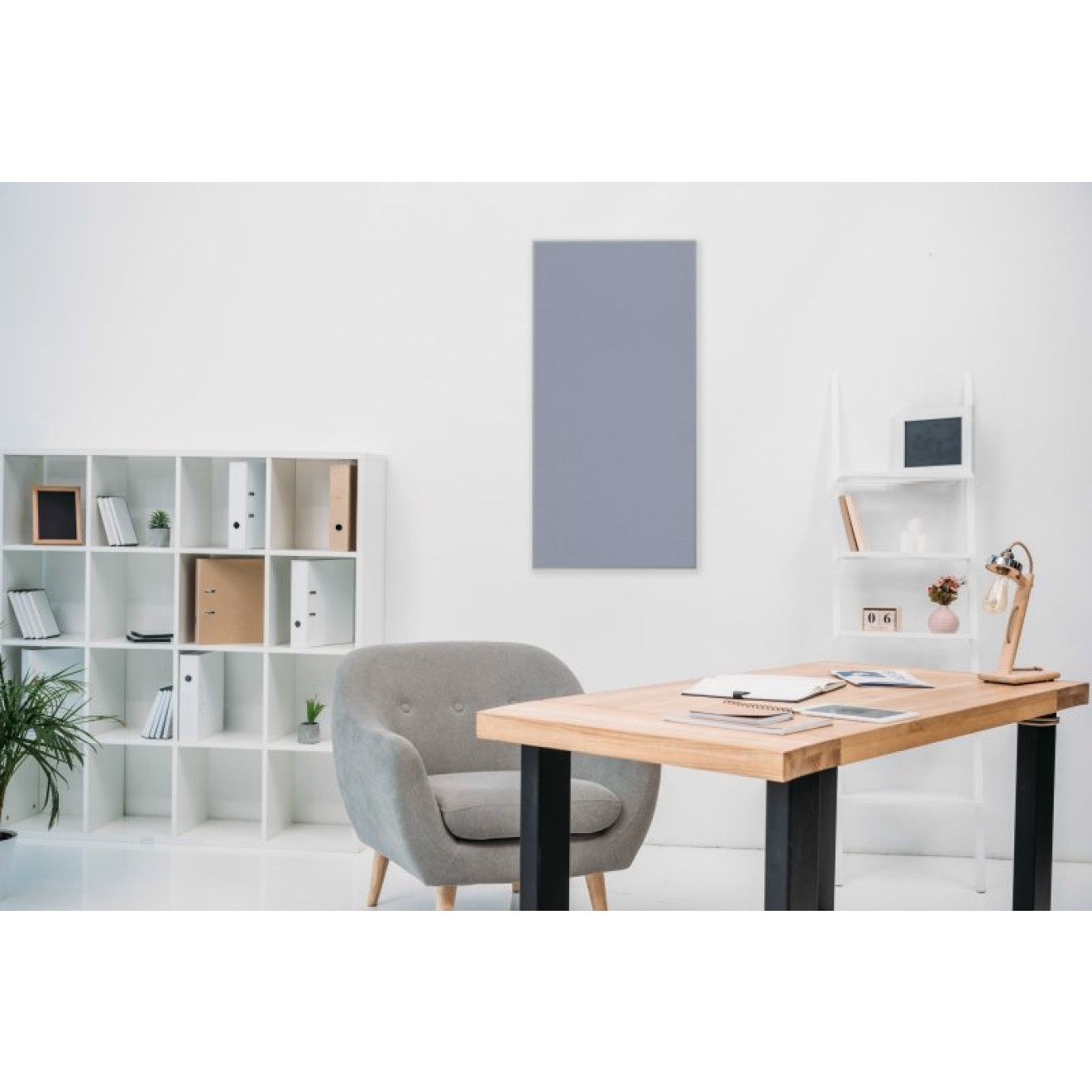 Akustikbild Unifarben mit hochwertigem ©Camira YS173