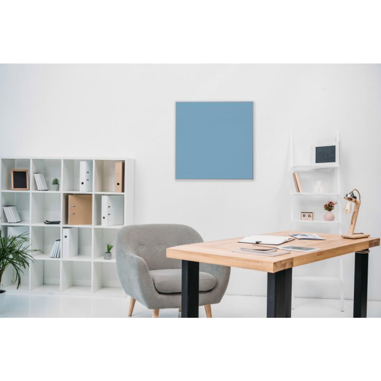 Akustikbild Unifarben mit hochwertigem ©Camira YS035