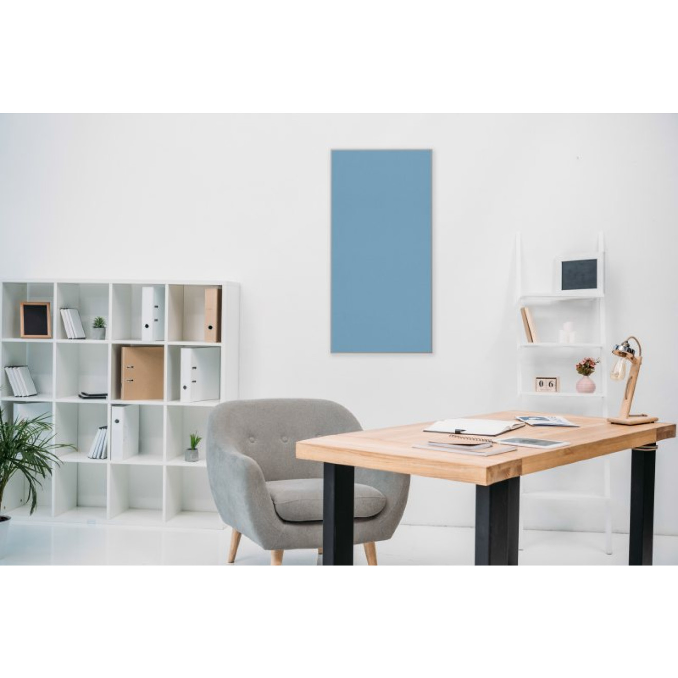 Akustikbild Unifarben mit hochwertigem ©Camira YS035