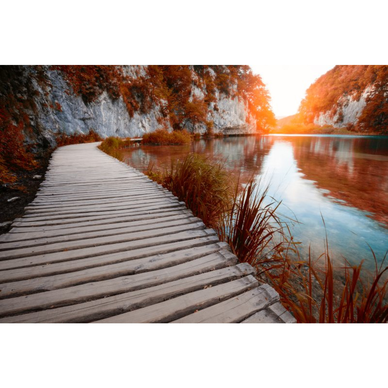 Akustikbild Steg am Bergsee