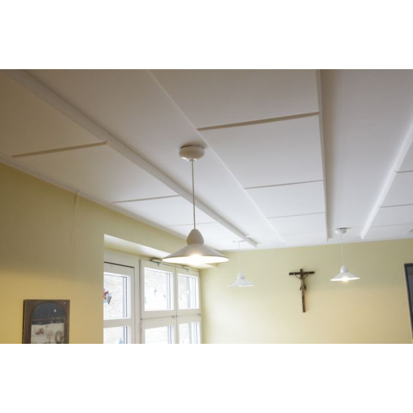 Decorschaumstoff aus Basotect® Schaumstoff 100 x 50 x 3cm,weiss,klebend