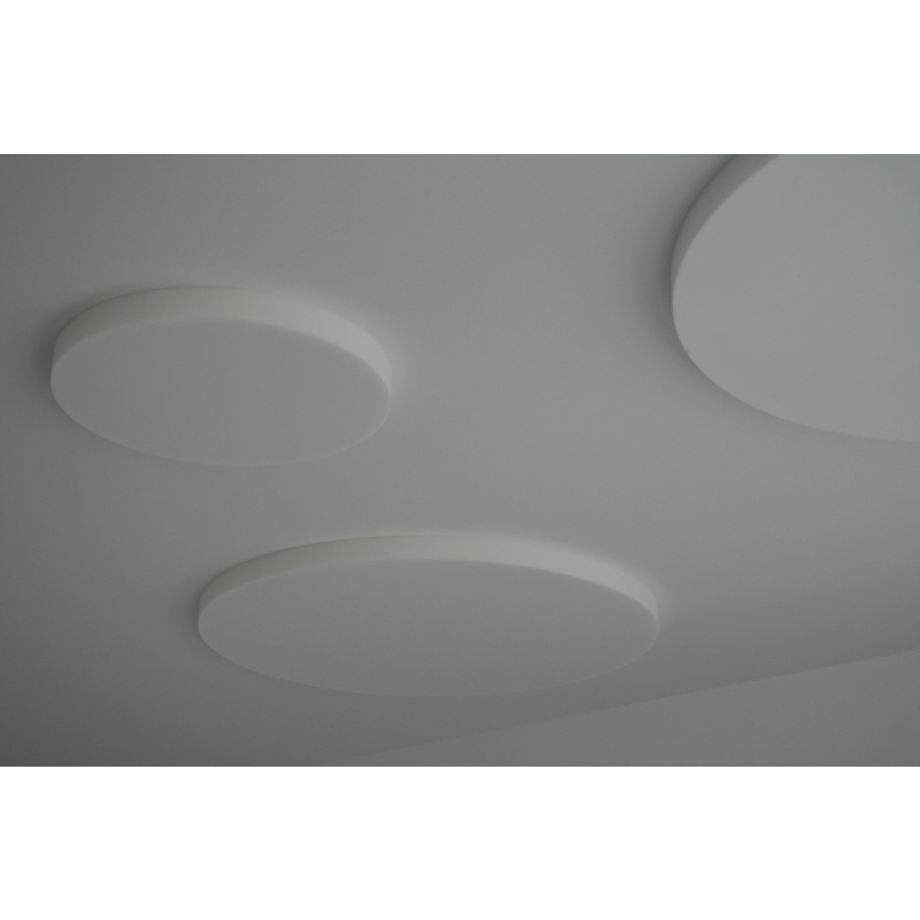 Kreis aus Basotect® weiss Durchmesser 50cm, Stärke 3cm
