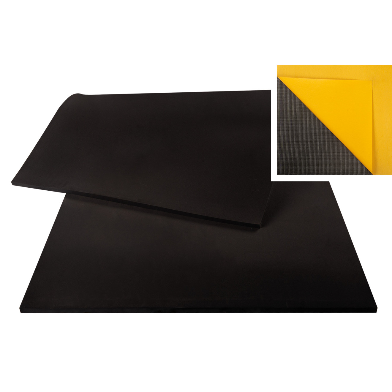 Moosgummi Zellgummi 100 x 200 x 2cm klebend