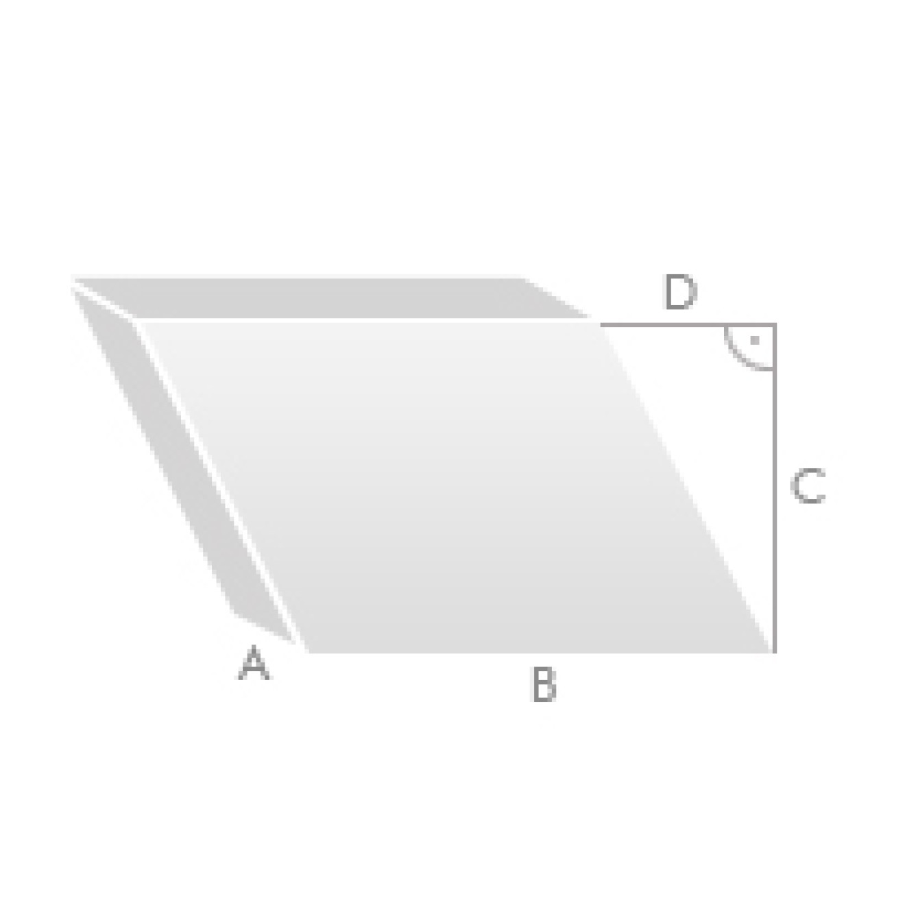 Schaumstoff Parallelogramm