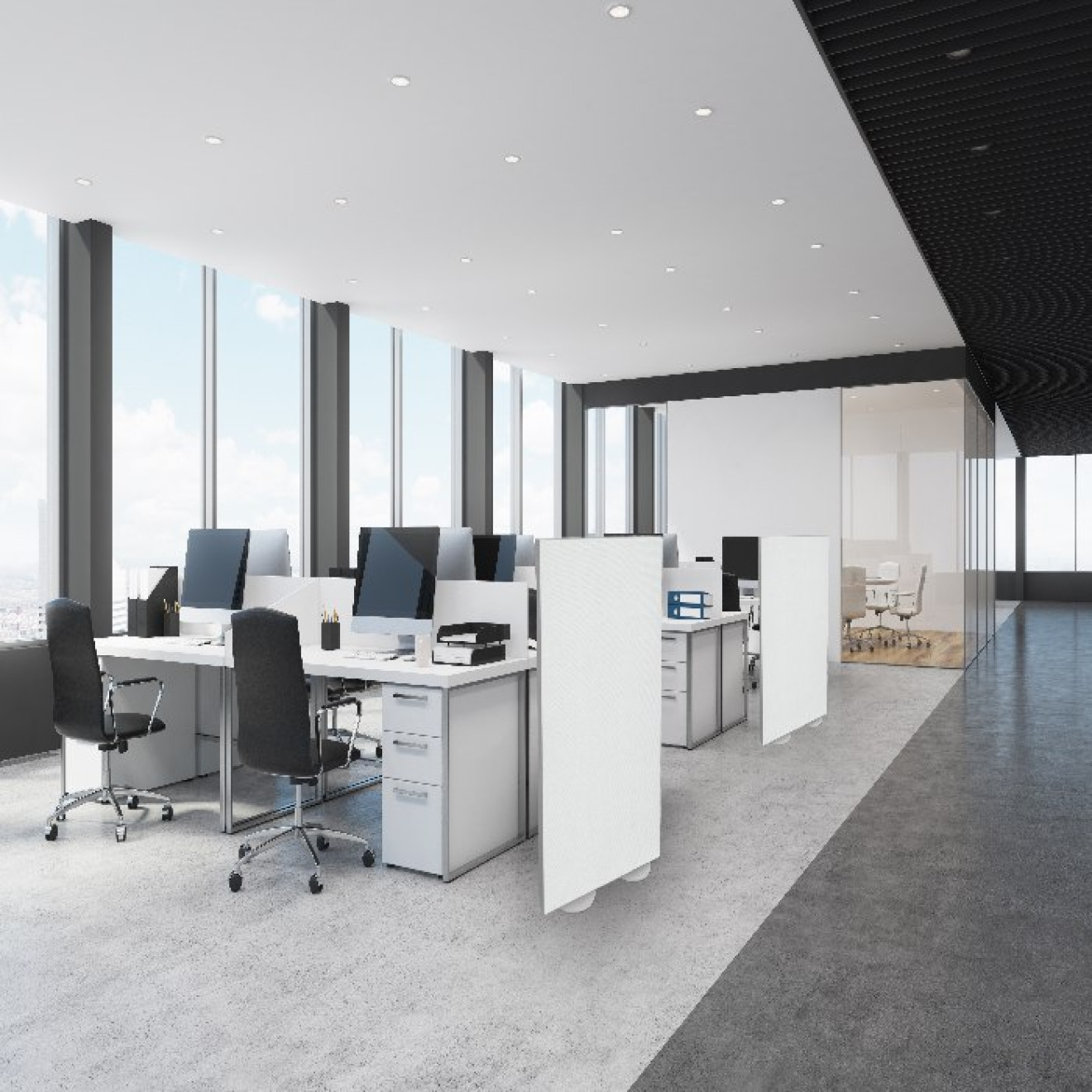 Raumtrenner bzw. Stellwand 160cm x 100cm Camira YS165
