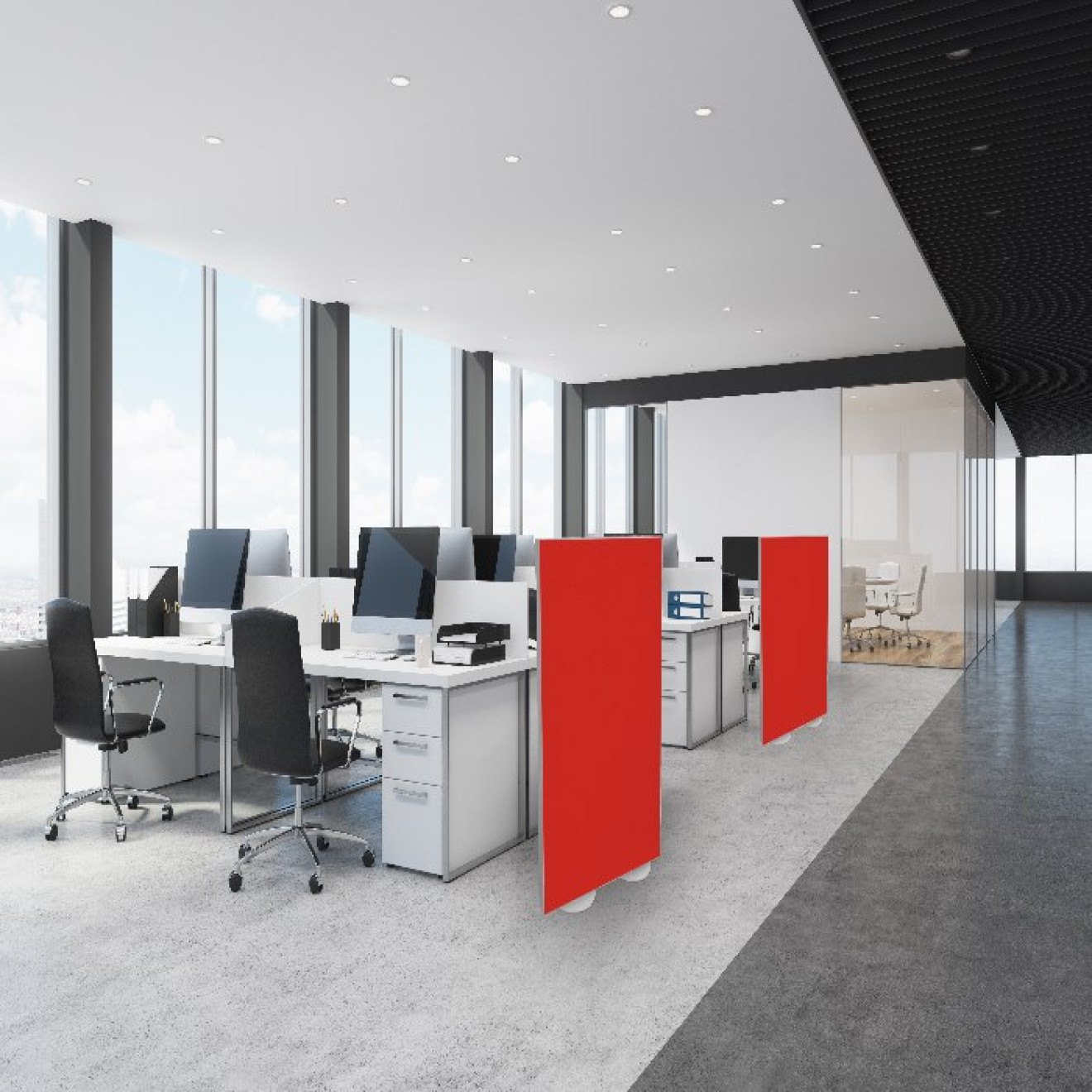 Raumtrenner bzw. Stellwand 160cm x 100cm Camira YS105