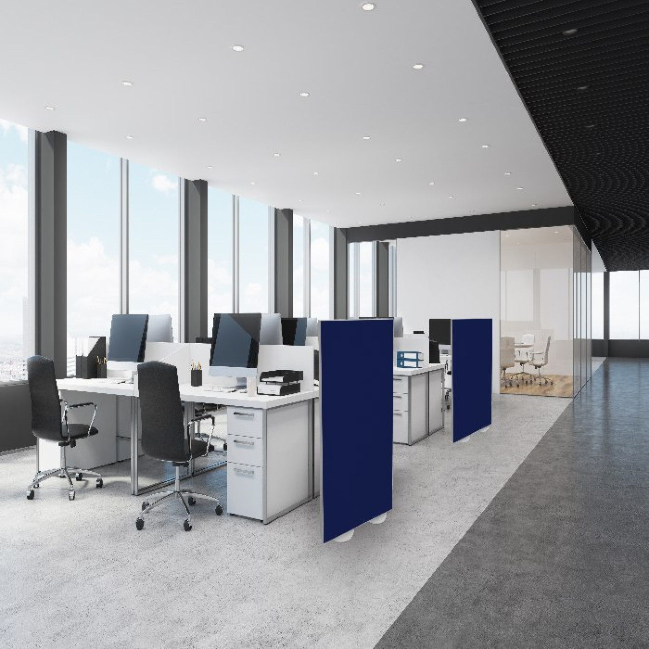 Raumtrenner bzw. Stellwand 160cm x 100cm Camira YS100