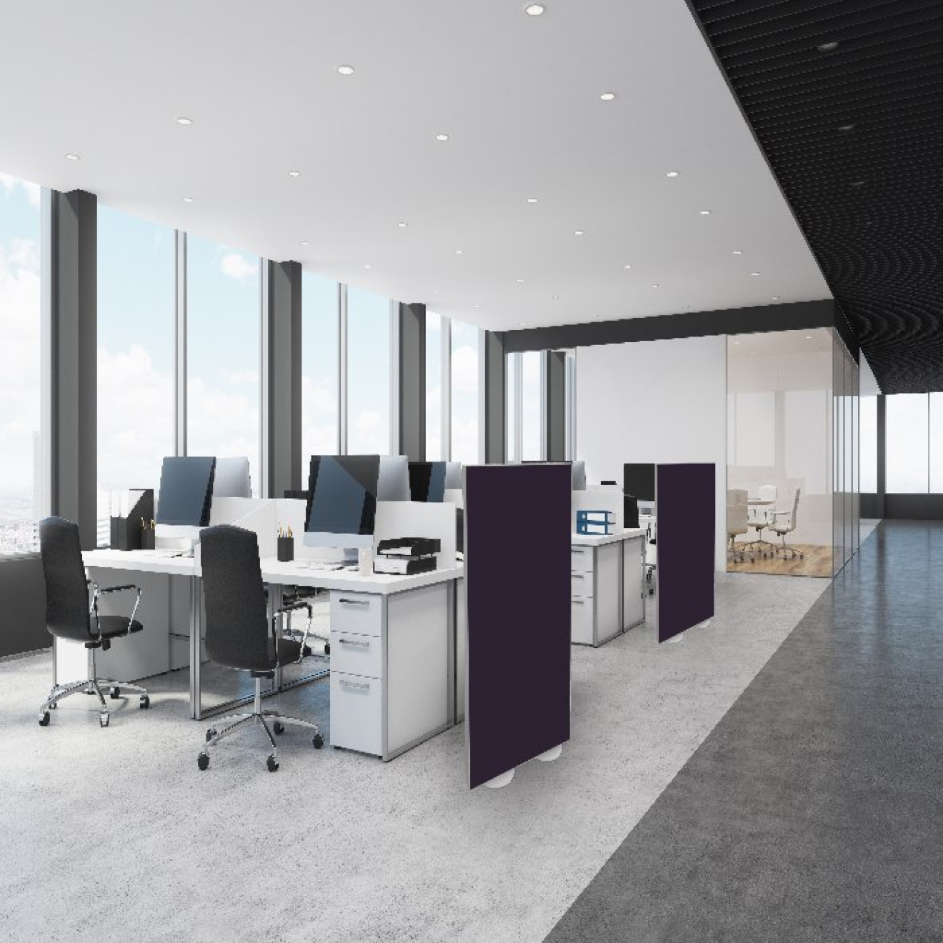 Raumtrenner bzw. Stellwand 160cm x 100cm Camira YS084