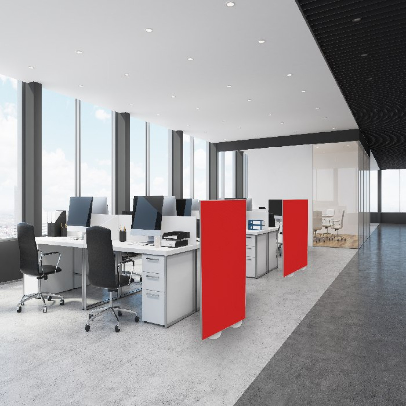 Raumtrenner bzw. Stellwand 160cm x 100cm Camira YS079