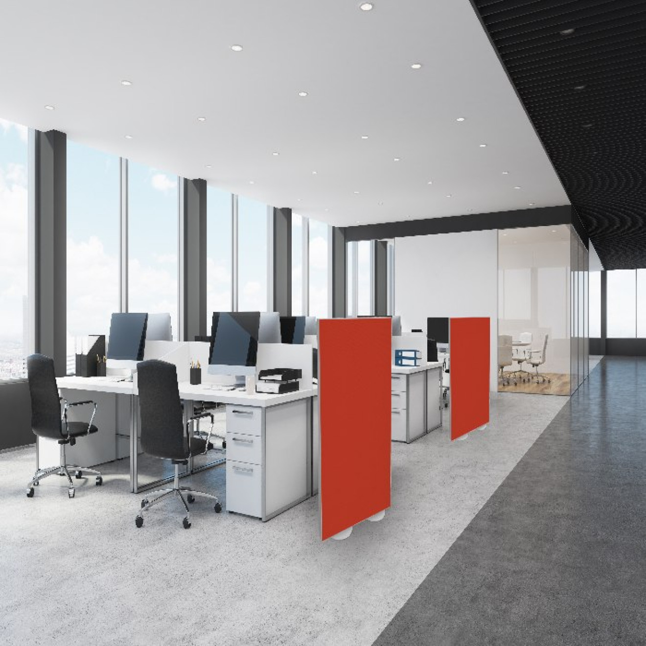 Raumtrenner bzw. Stellwand 160cm x 100cm Camira YS076