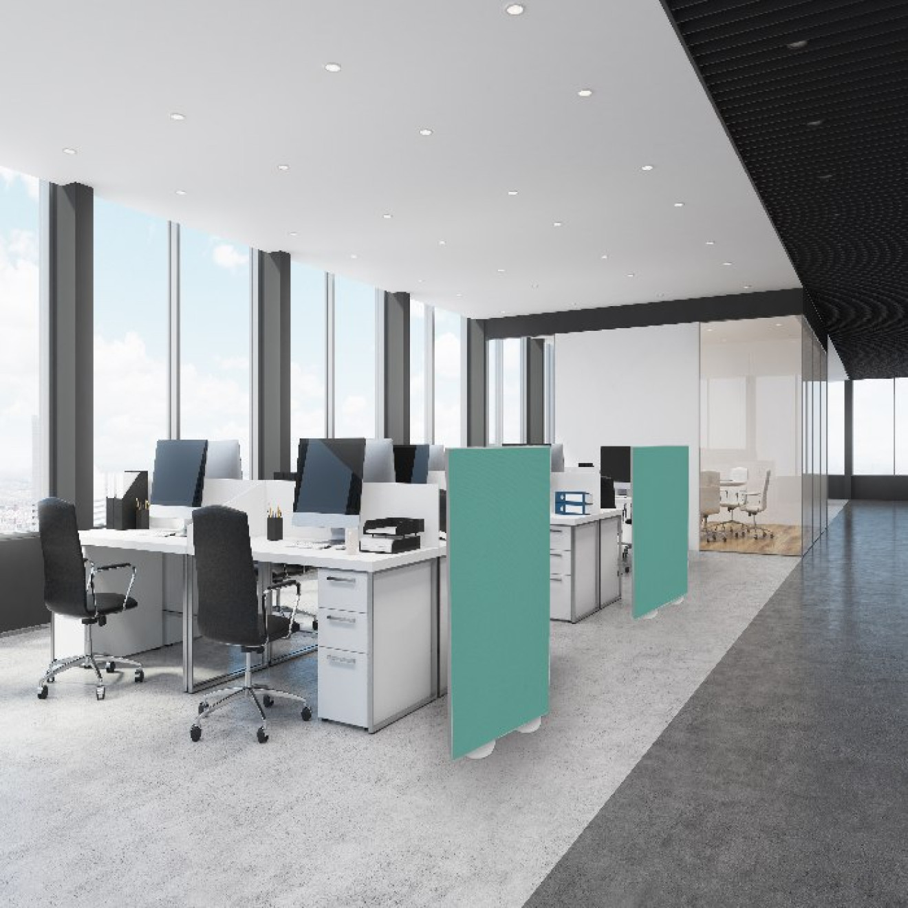 Raumtrenner bzw. Stellwand 160cm x 100cm Camira YS074