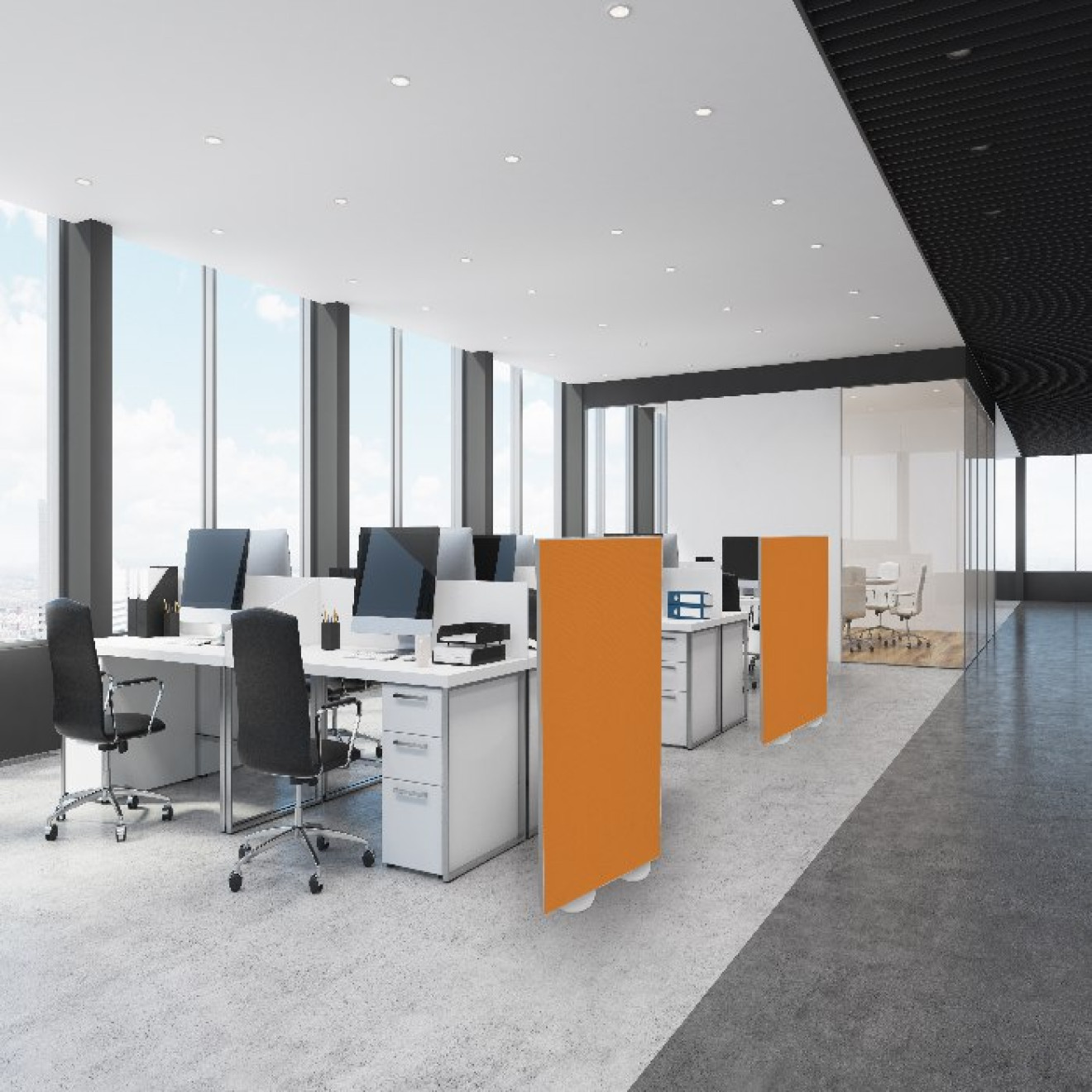 Raumtrenner bzw. Stellwand 160cm x 100cm Camira YS072