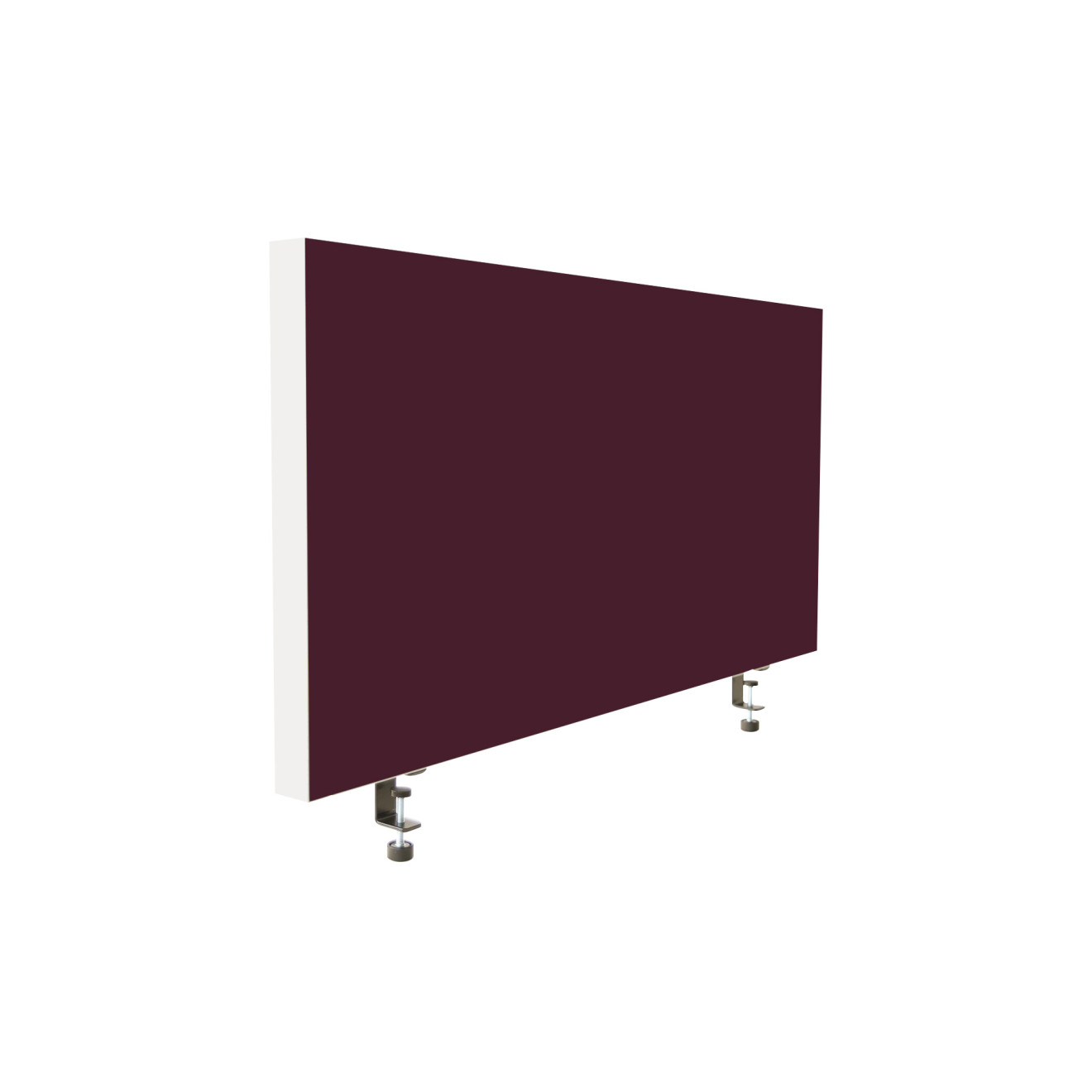 Tischabtrennung 100cm x 50cm x 4,5cm inkl. Alurahmen - Camira® Stoff YS030