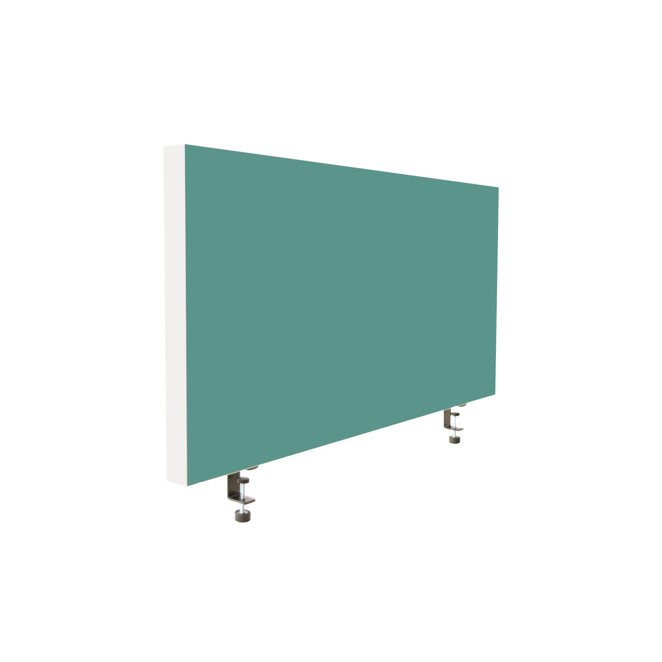 Tischabtrennung 100cm x 50cm x 4,5cm inkl. Alurahmen - Camira® Stoff YS074