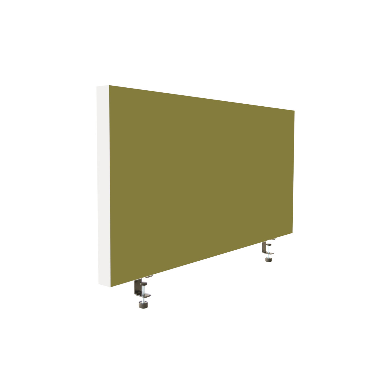 Tischabtrennung 100cm x 50cm x 4,5cm inkl. Alurahmen - Camira® Stoff YS077