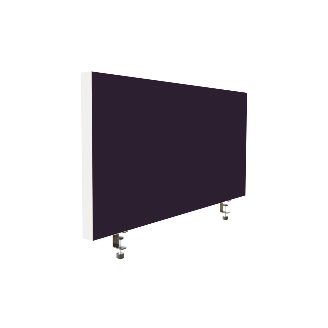 Tischabtrennung 100cm x 50cm x 4,5cm inkl. Alurahmen - Camira® Stoff YS084