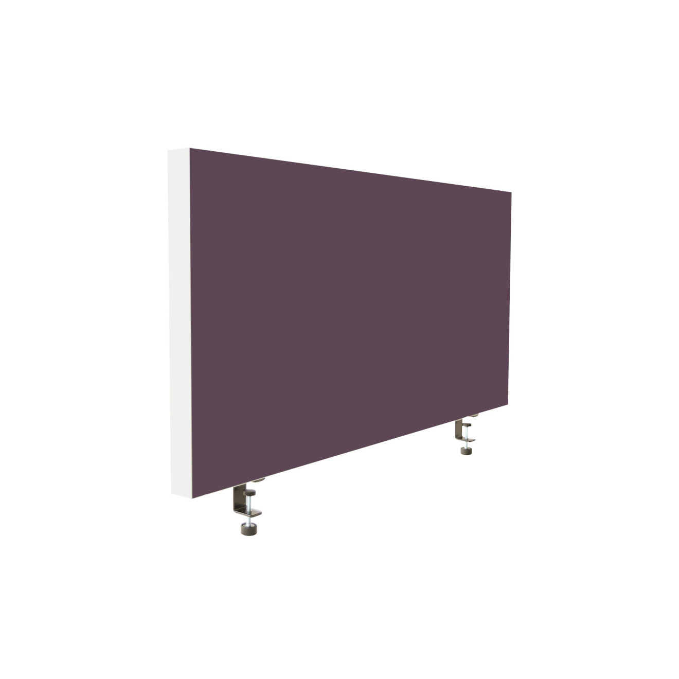 Tischabtrennung 100cm x 50cm x 4,5cm inkl. Alurahmen - Camira® Stoff YS102