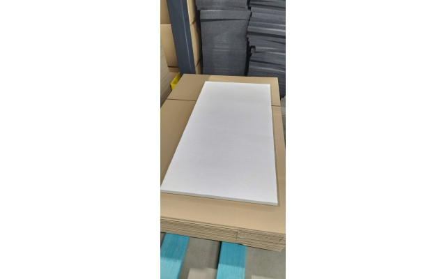 Sonderangebot - PET-Vlies weiß 120x60x2,5cm eckig