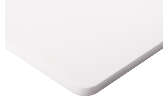 Absorber abgerundet aus Basotect® Schaumstoff 100cm x 50cm x 3cm, weiss