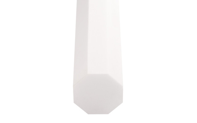 Baffel aus Basotect® achteckig 12 x 12 x 100cm, weiss