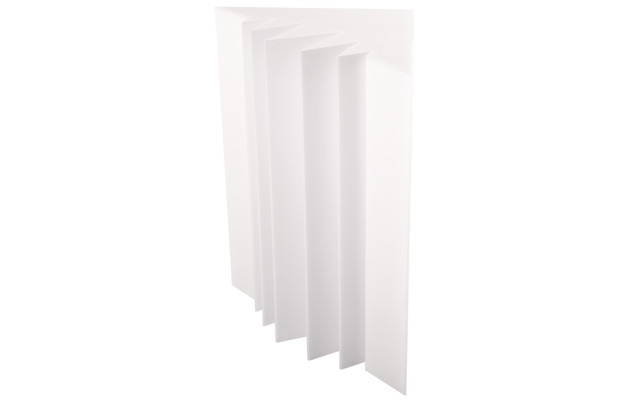 Spezial Bassabsorber aus Basotect® 60cm x 37cm x 37cm weiss