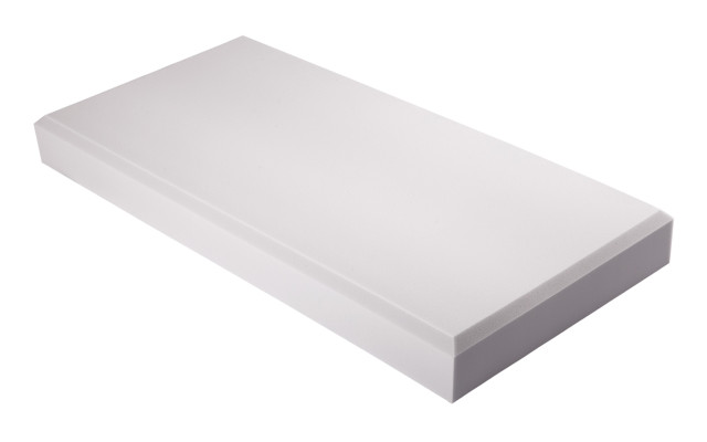 Decorschaumstoff aus Basotect® G+ Schaumstoff 100 x 50 x 10cm, hellgrau