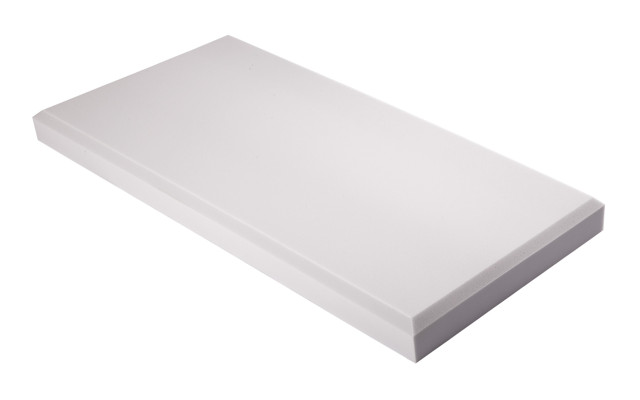 Decorschaumstoff aus Basotect® G+ Schaumstoff 100 x 50 x 7cm, hellgrau