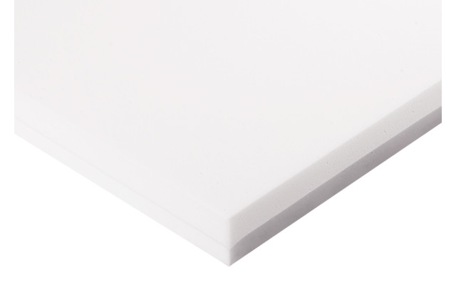 Decorschaumstoffe aus Basotect® Schaumstoff 100 x 50 x 4cm, weiss