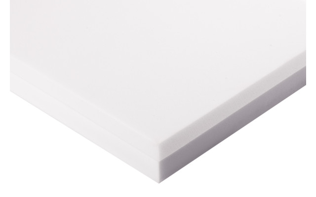 Decorschaumstoffe aus Basotect® Schaumstoff 100 x 50 x 6cm, weiss