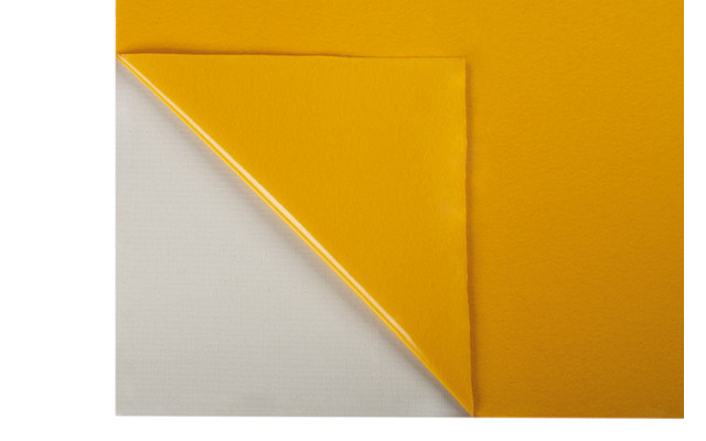 Noppenschaumstoff aus Basotect® G+ 100cm x 50cm x 5cm, hellgrau klebend