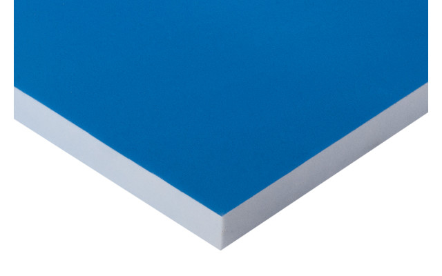 Absorber aus Basotect® 100cm x 50cm x 5cm, blau