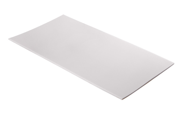 Absorber aus Basotect® G+ Schaumstoff 100cm x 50cm x 1cm, hellgrau
