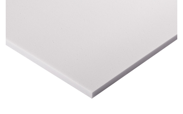 Absorber aus Basotect® G+ Schaumstoff 100cm x 50cm x 2cm, hellgrau