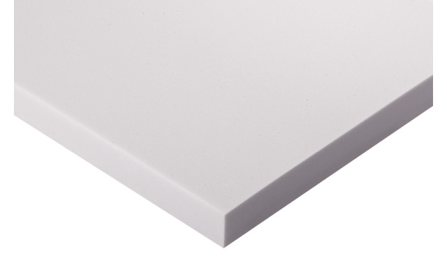 Absorber aus Basotect® G+ Schaumstoff 100cm x 50cm x 5cm,hellgrau,klebend