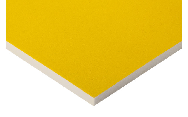 Absorber aus Basotect® 100cm x 50cm x 3cm, gelb