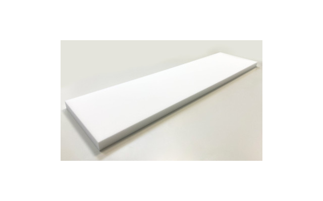 Absorber aus Basotect® Schaumstoff 100cm x 25cm x 3cm, weiss