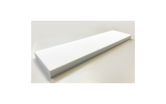 Absorber aus Basotect® Schaumstoff 100cm x 25cm x 5cm, weiss