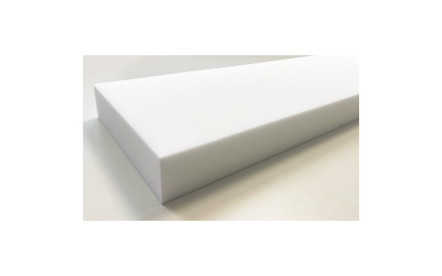 Absorber aus Basotect® Schaumstoff 100cm x 25cm x 6cm, weiss