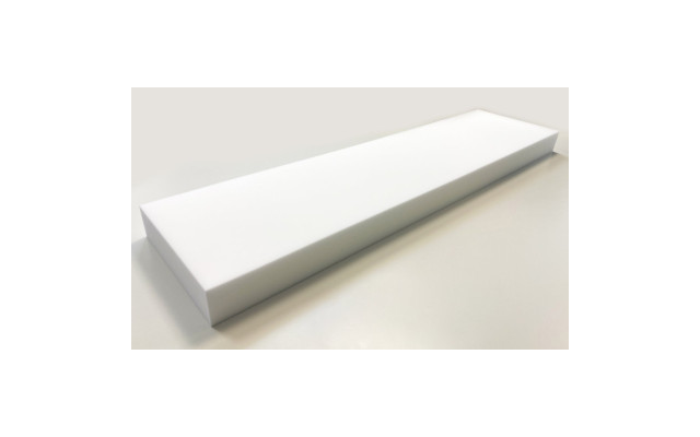 Absorber aus Basotect® Schaumstoff 100cm x 25cm x 6cm, weiss