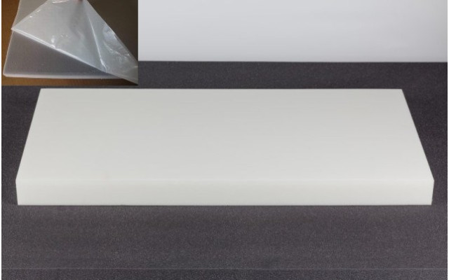Basotect Absorber, 100cm X 50cm X 1cm,hellgrau,klebend
