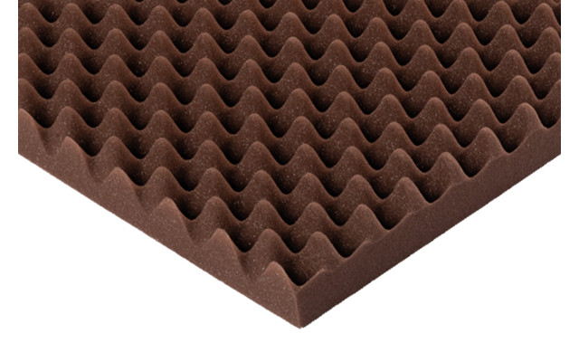 Noppenschaumstoff Colorline 95 x 45 x 5cm braun PU Schaumstoff
