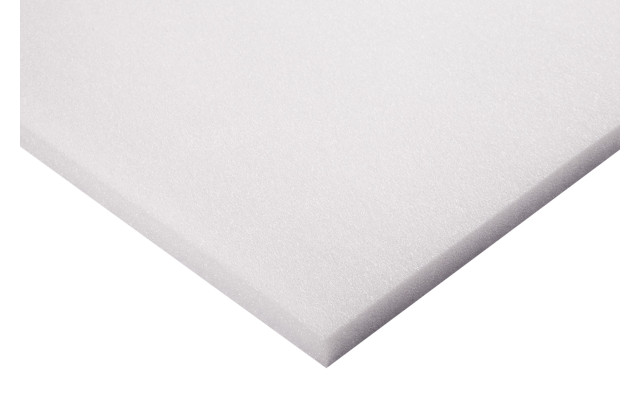 Ethafoam 100cm x 50cm x 2cm, weiss