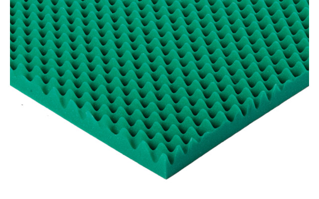 Grüner Akustikschaumstoff Noppenschaumstoff 100x50x4cm