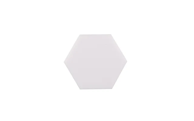Hexagon aus Basotect® 29cm x 5cm in Weiß