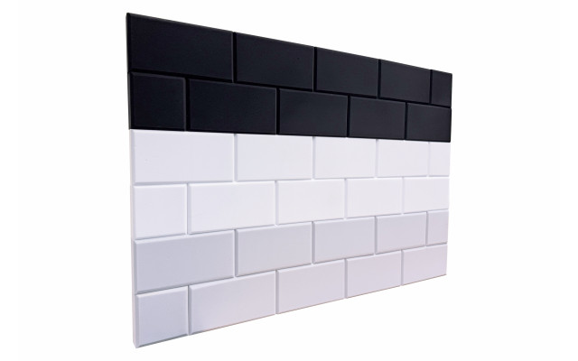 Akustikriegel Mauer aus Basotect® Schaumstoff 119cm x 14,9cm x 5cm, grau