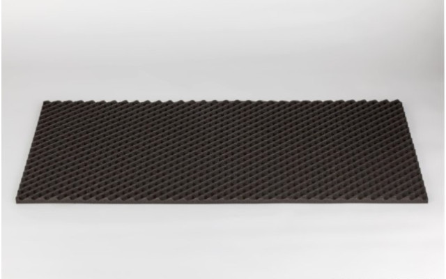 Akustik Noppenschaumstoff MicroPor 100 x 50 x 2cm anthrazit - Schaumstoff in Bestqualität